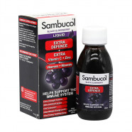 Купить Самбукол экстра защита для взрослых и детей старше 12 лет (Sambucol Extra Defence) сироп 120мл в Новосибирске
